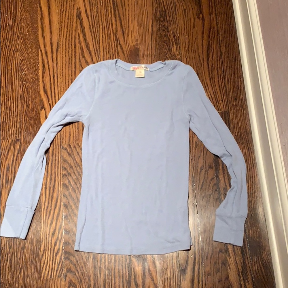 blue long sleeve